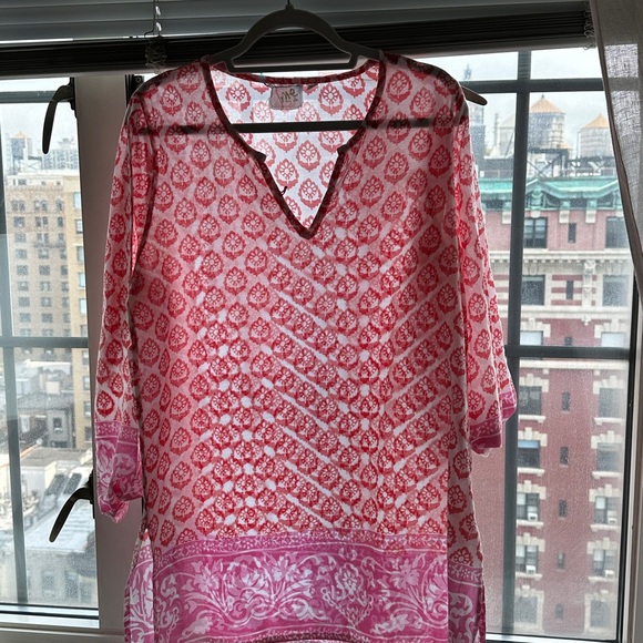 Sayulita Tunic Top Cover Up - sunrise pink - XL/XXL - EXCELLENT condition - Picture 3 of 13